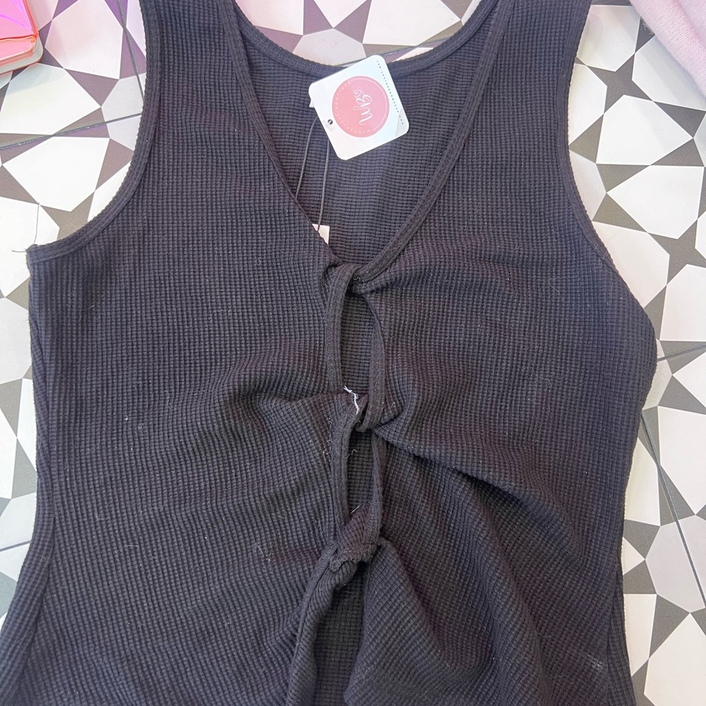 New w tags miou muse twisted front top